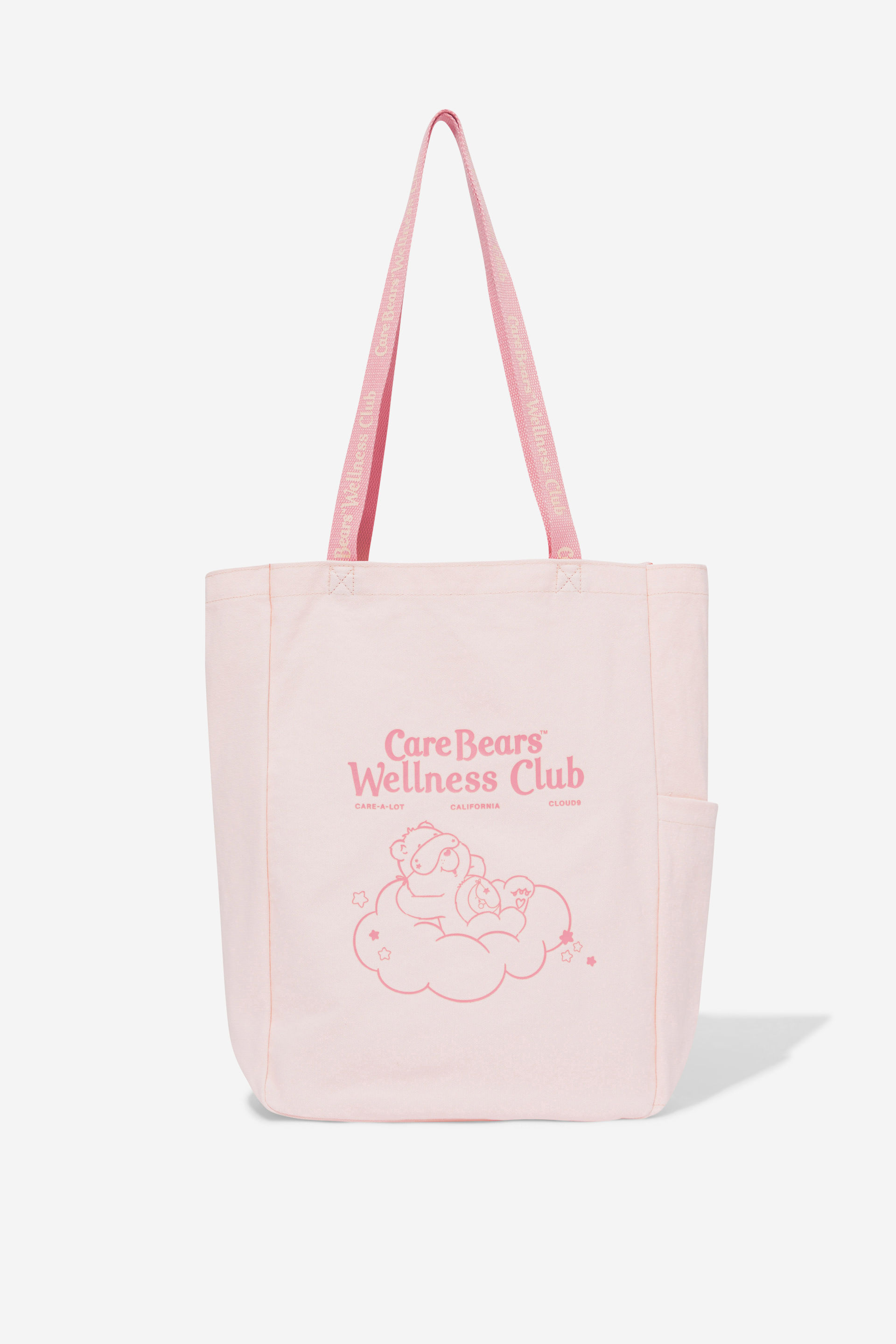 Typo - Care Bears Art Tote - Lcn clc wellness club / ballet blush