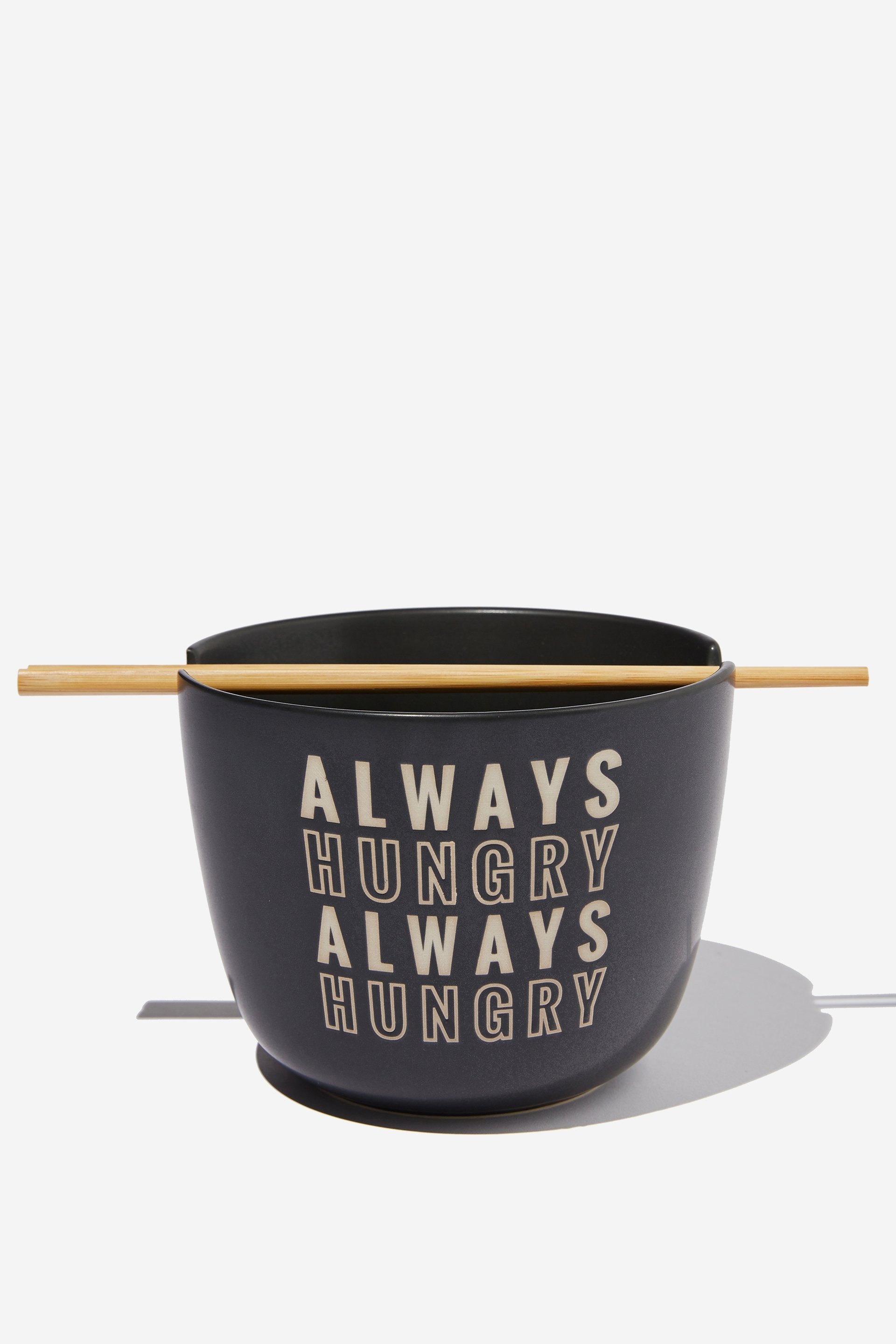Typo - Feed Me Bowl - Always hungry always hungry black