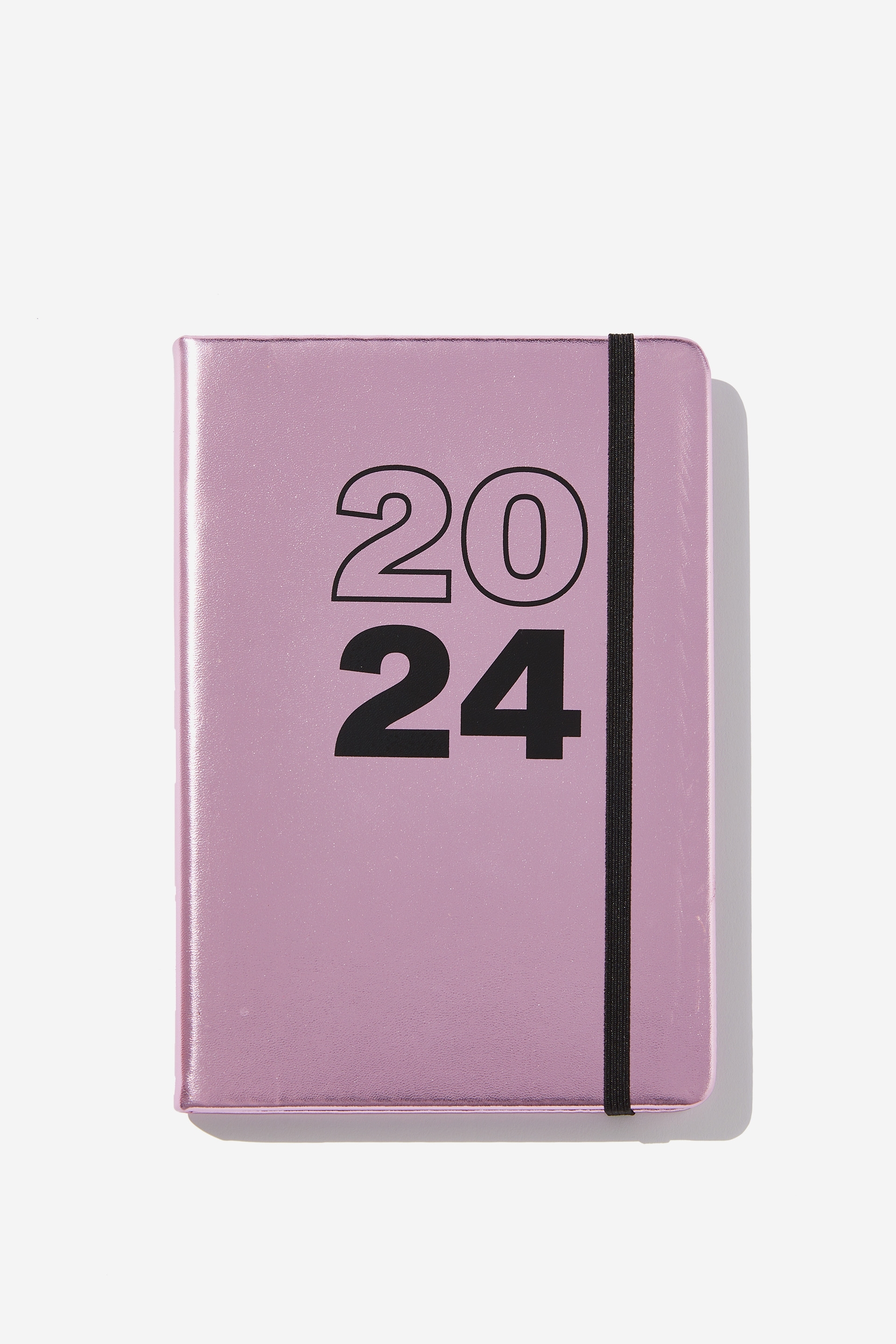 Typo - 2024 A5 Premium Weekly Buffalo Diary - Rose gold