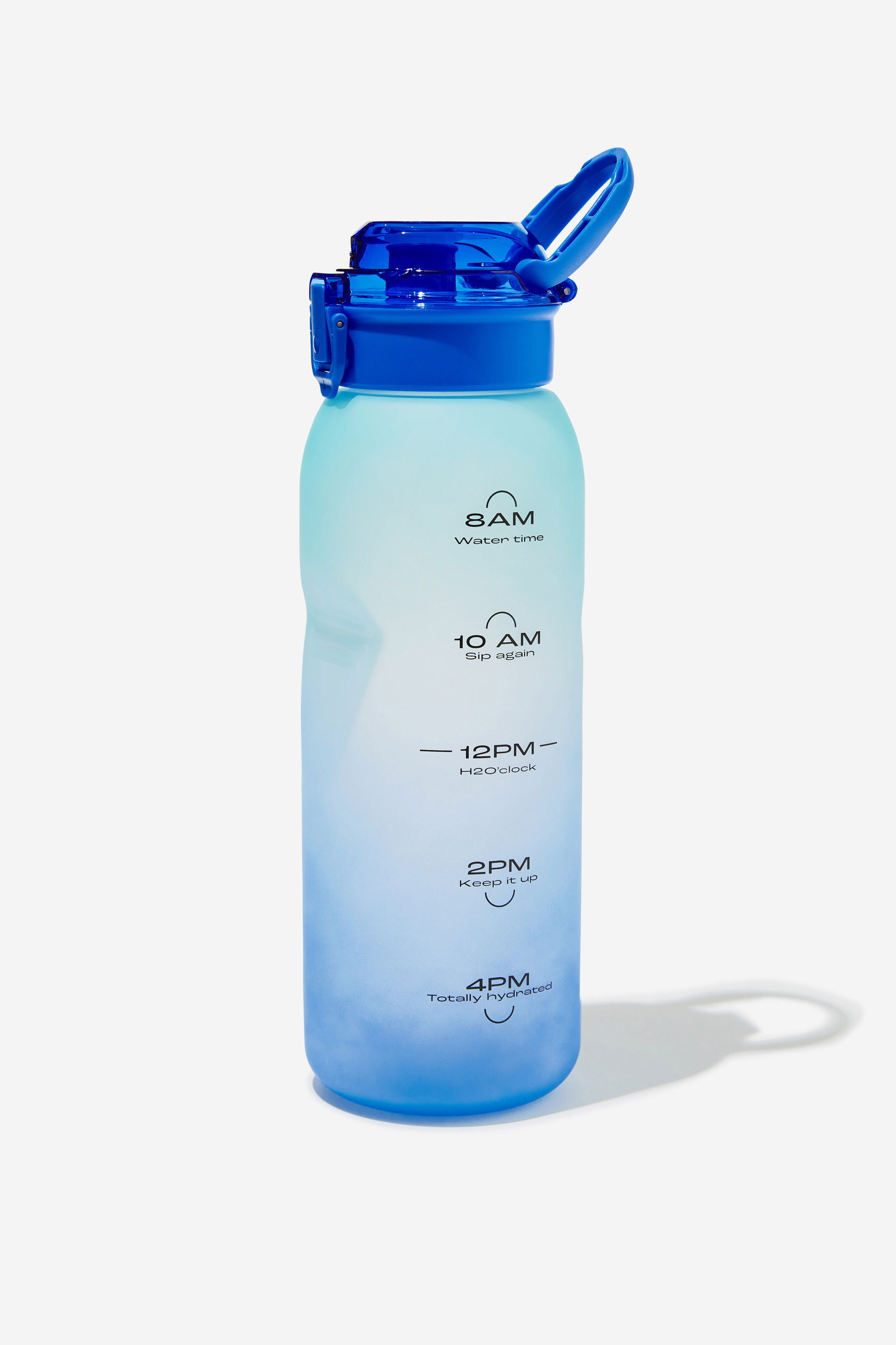 Typo - Heavy Lifter 1.5 L Drink Bottle - Arctic coastal blue ombre