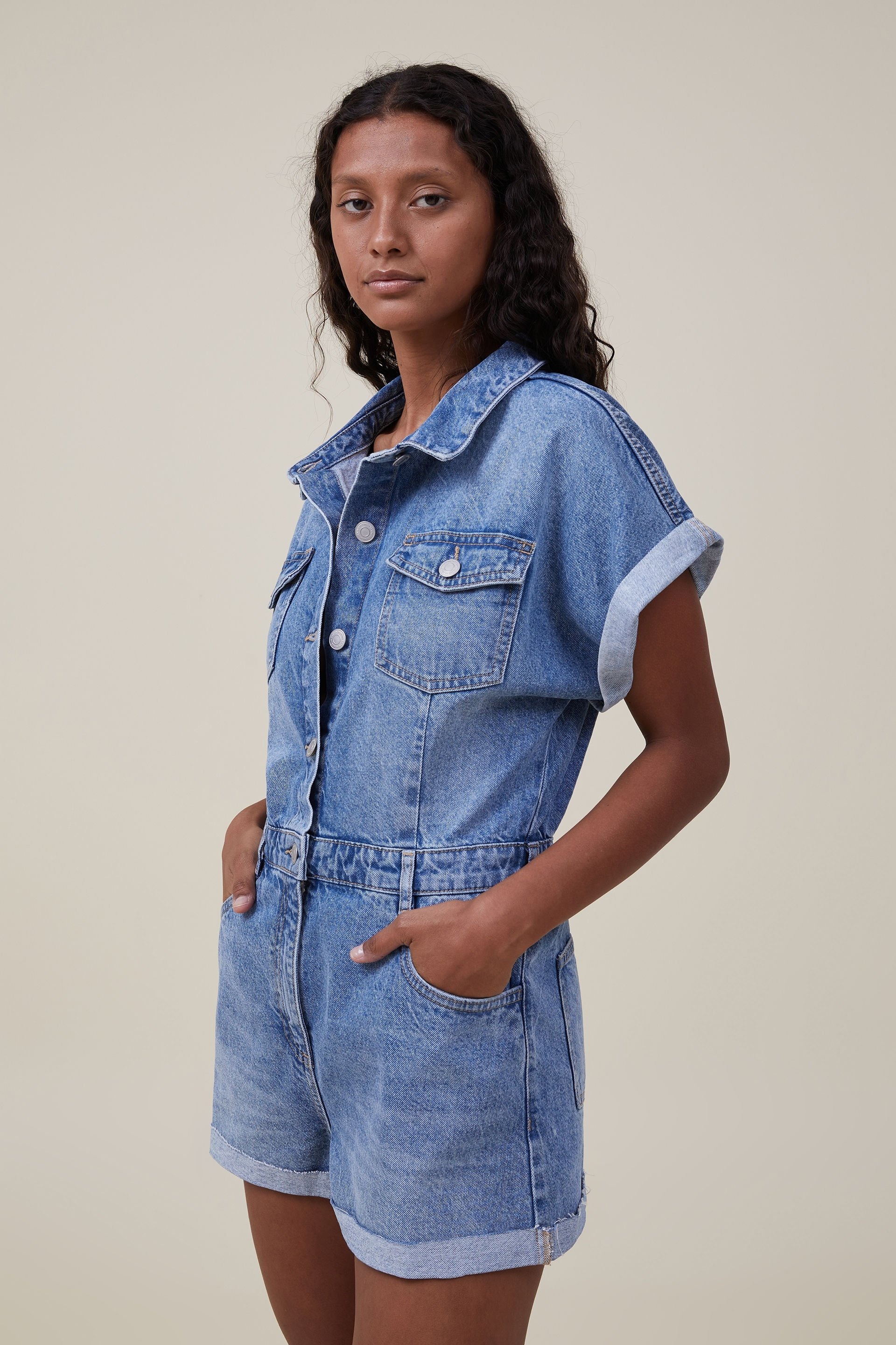 Denim jumpsuit 2025 cotton on