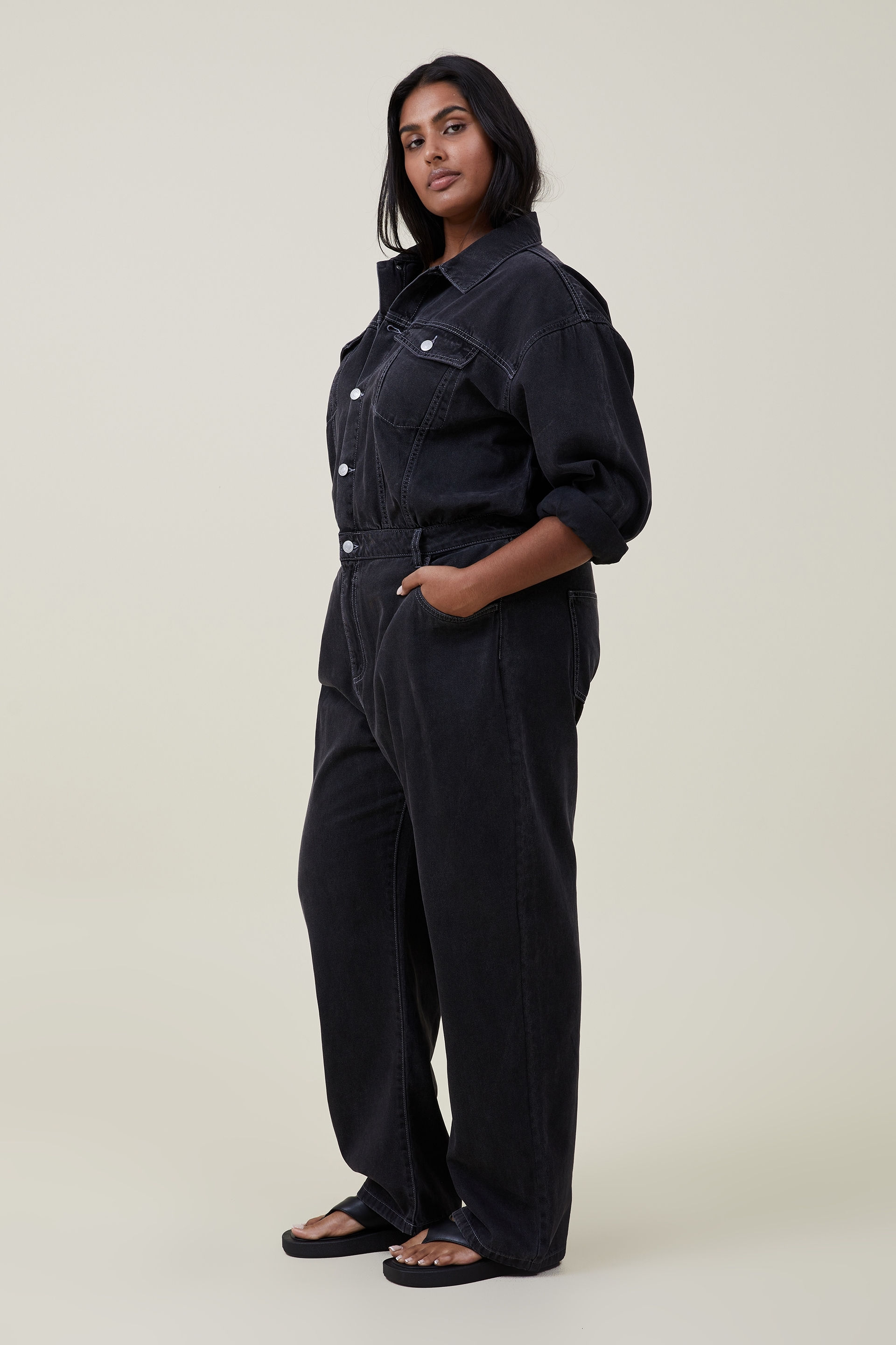 plus size boiler suit