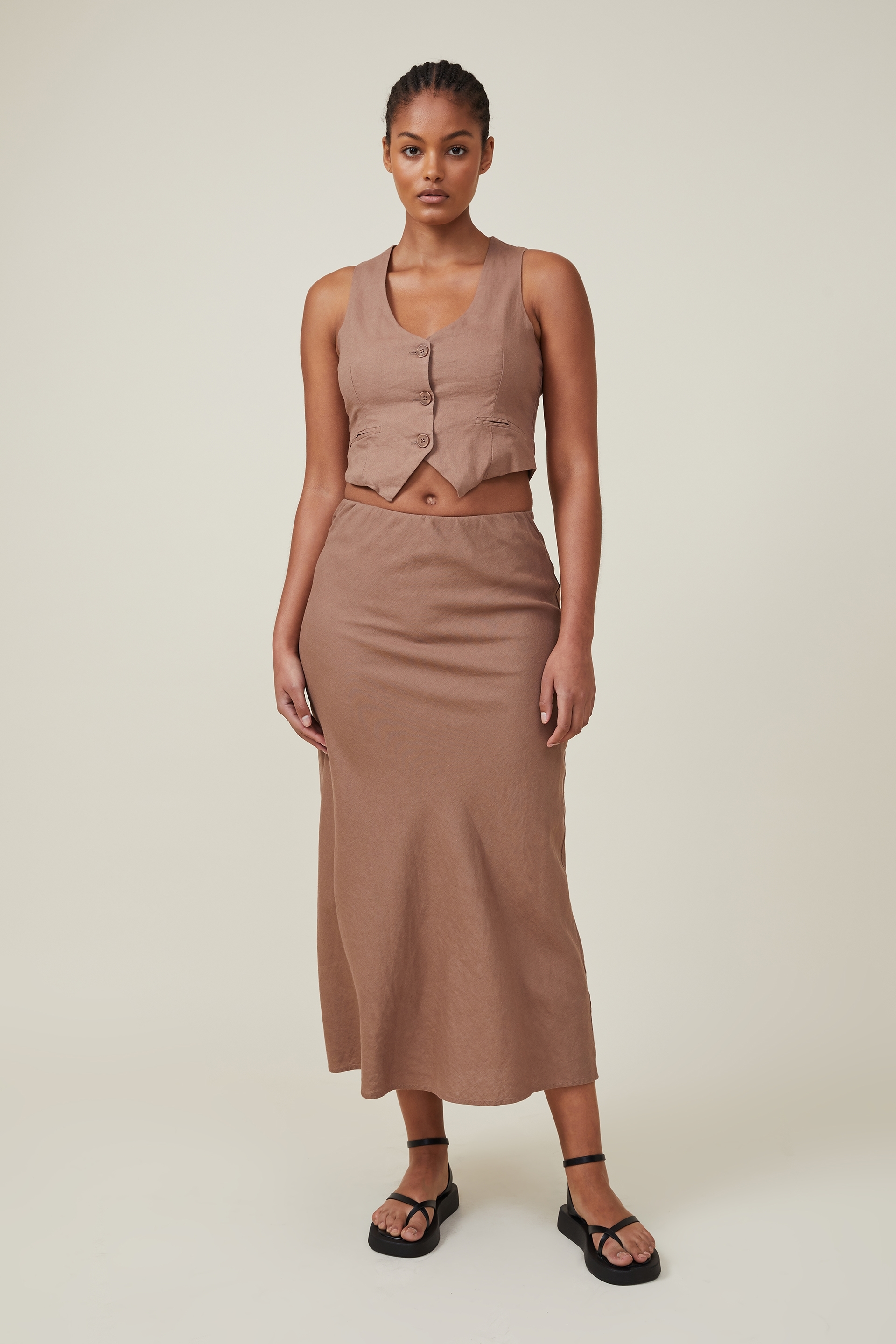 Cotton On Women - Haven Maxi Skirt - Russet brown