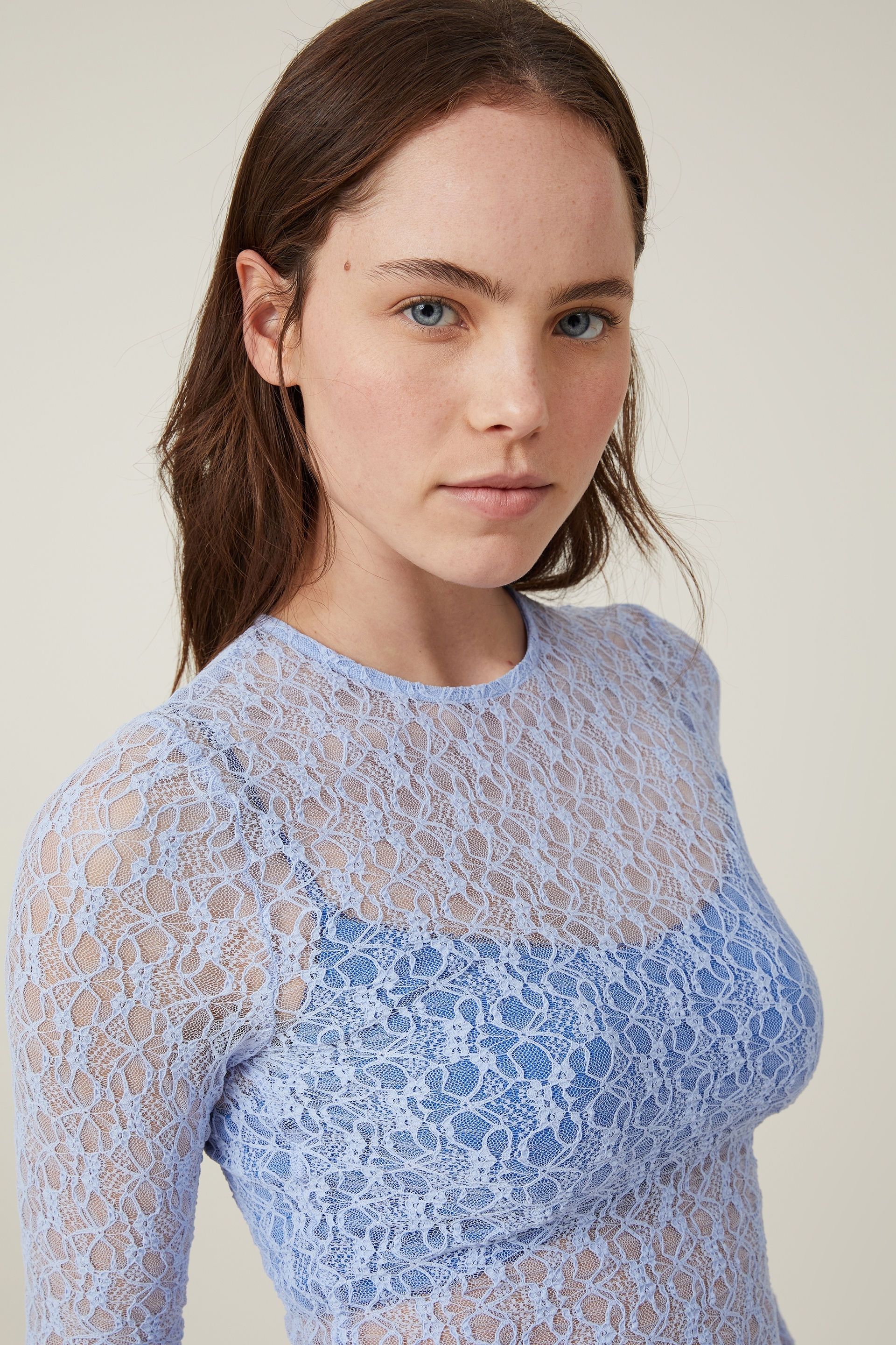 Zoey Lace Long Sleeve Top