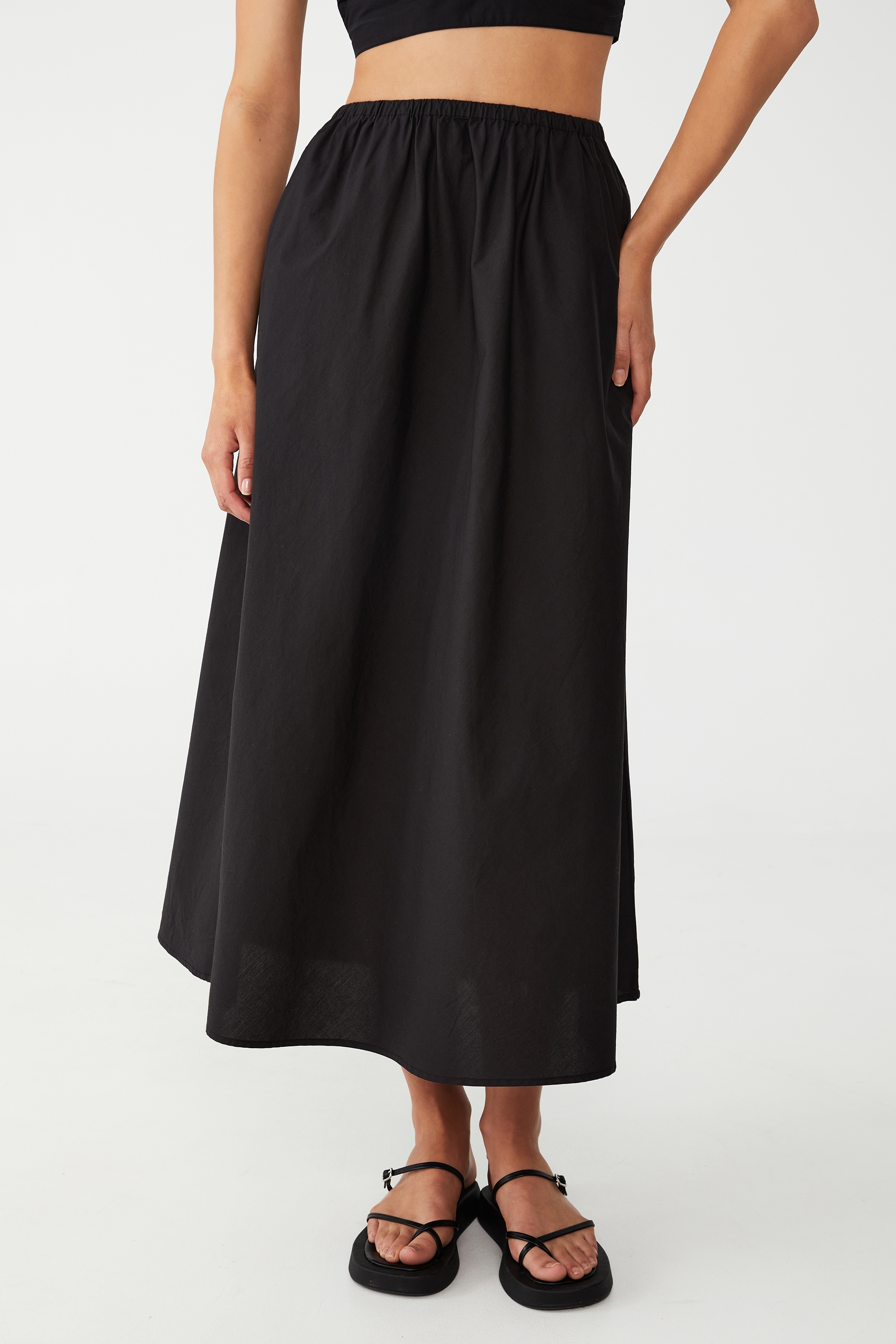 Cotton On Women - Woven Aliza Maxi Skirt - Black