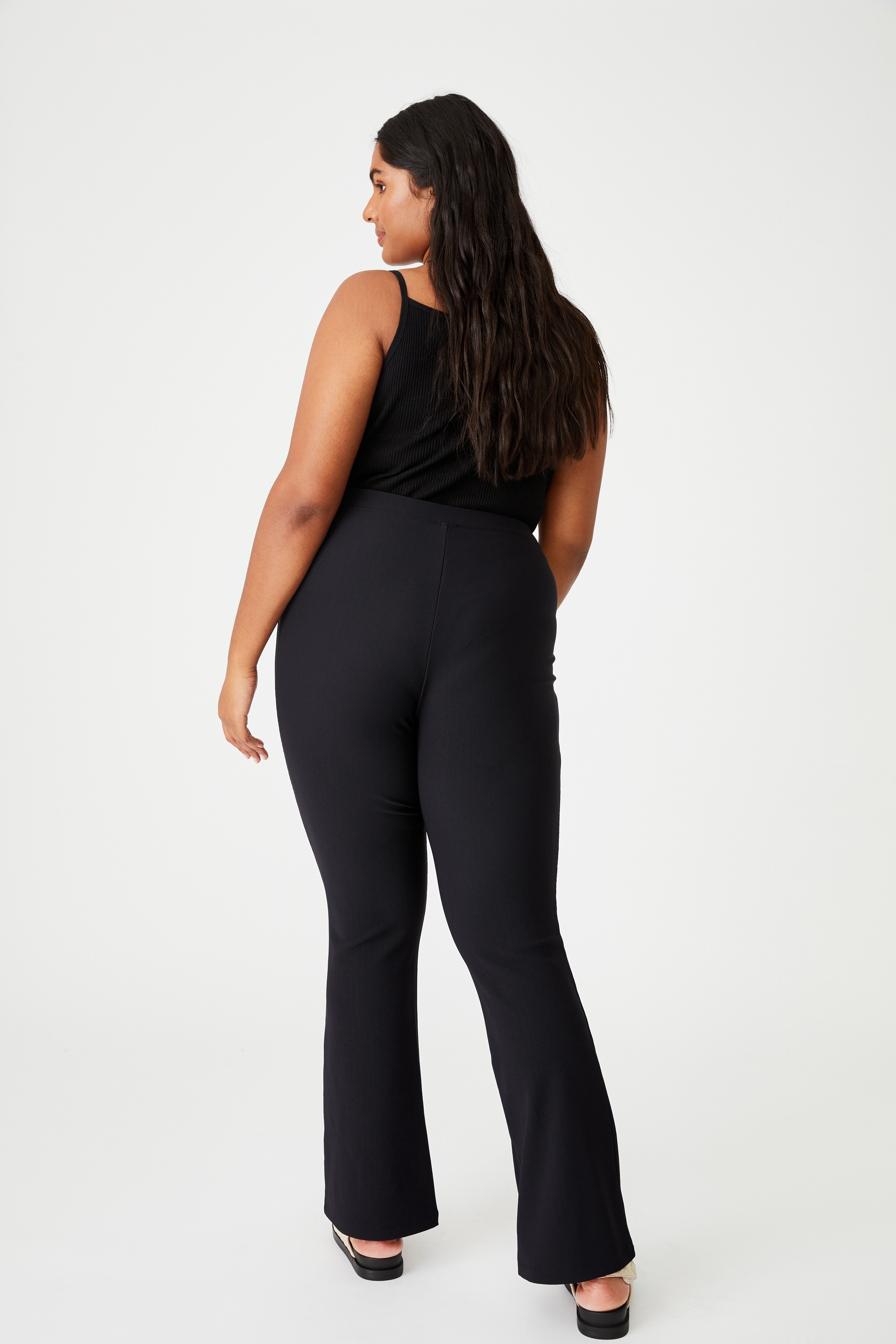 Curve Jersey Flare Pant