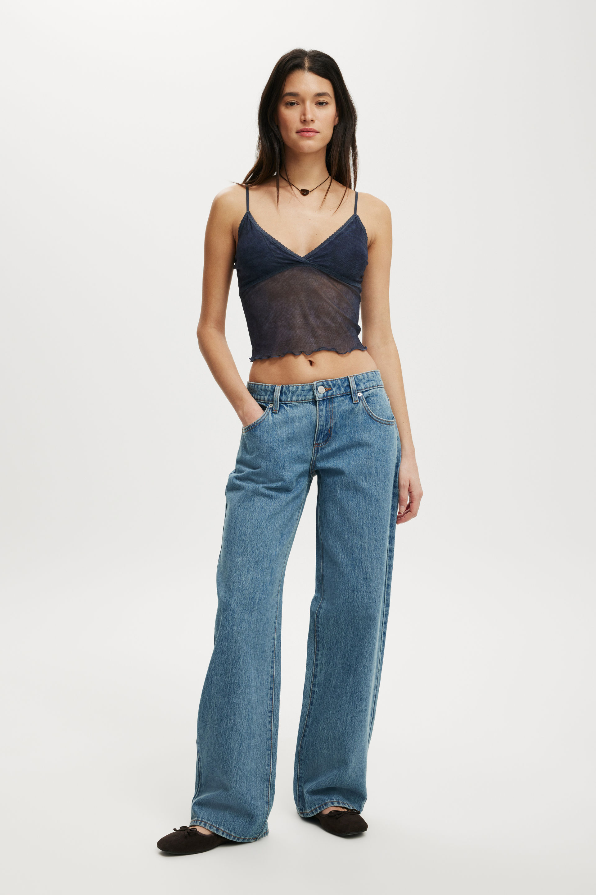 マディソンブルー マディソンブルー 23SS LOW WAIST STRAIGHT SK 