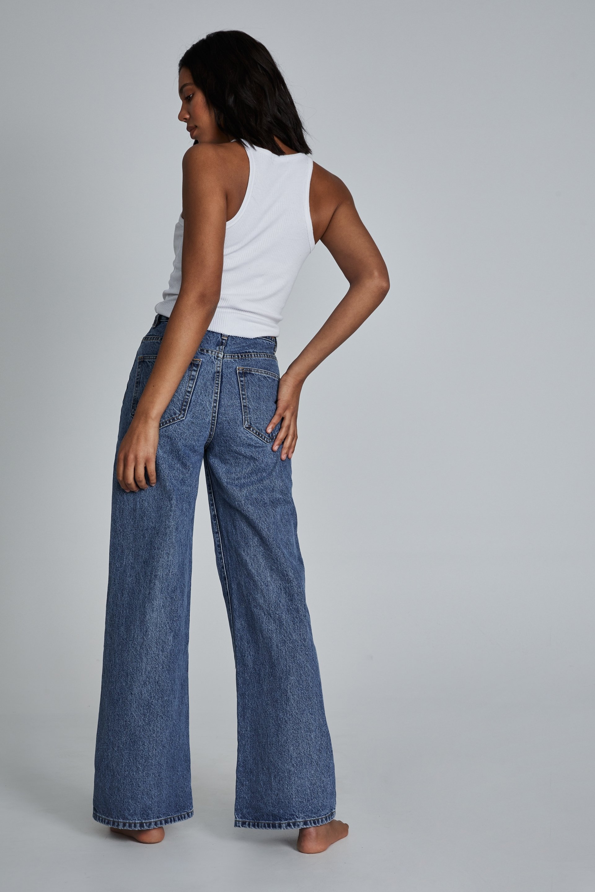 long wide leg jeans cotton on