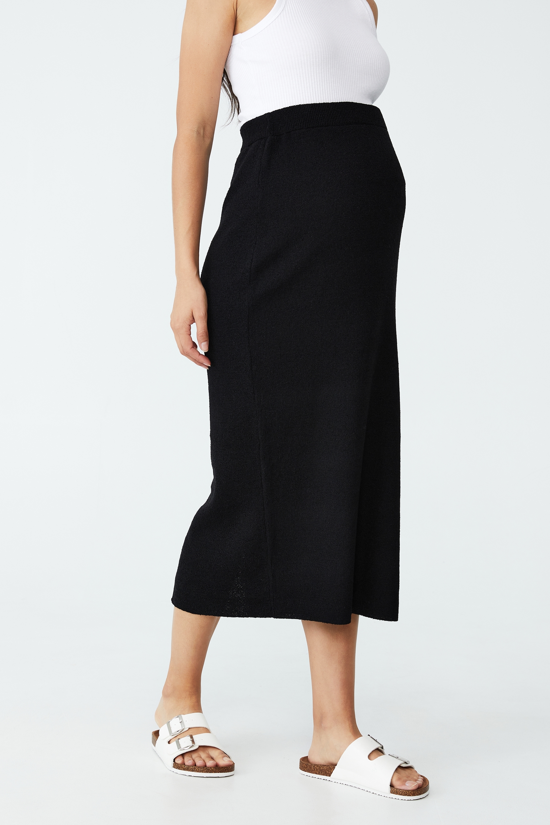 Cotton On Women - Maternity Friendly Set Up Midi Skirt - Black