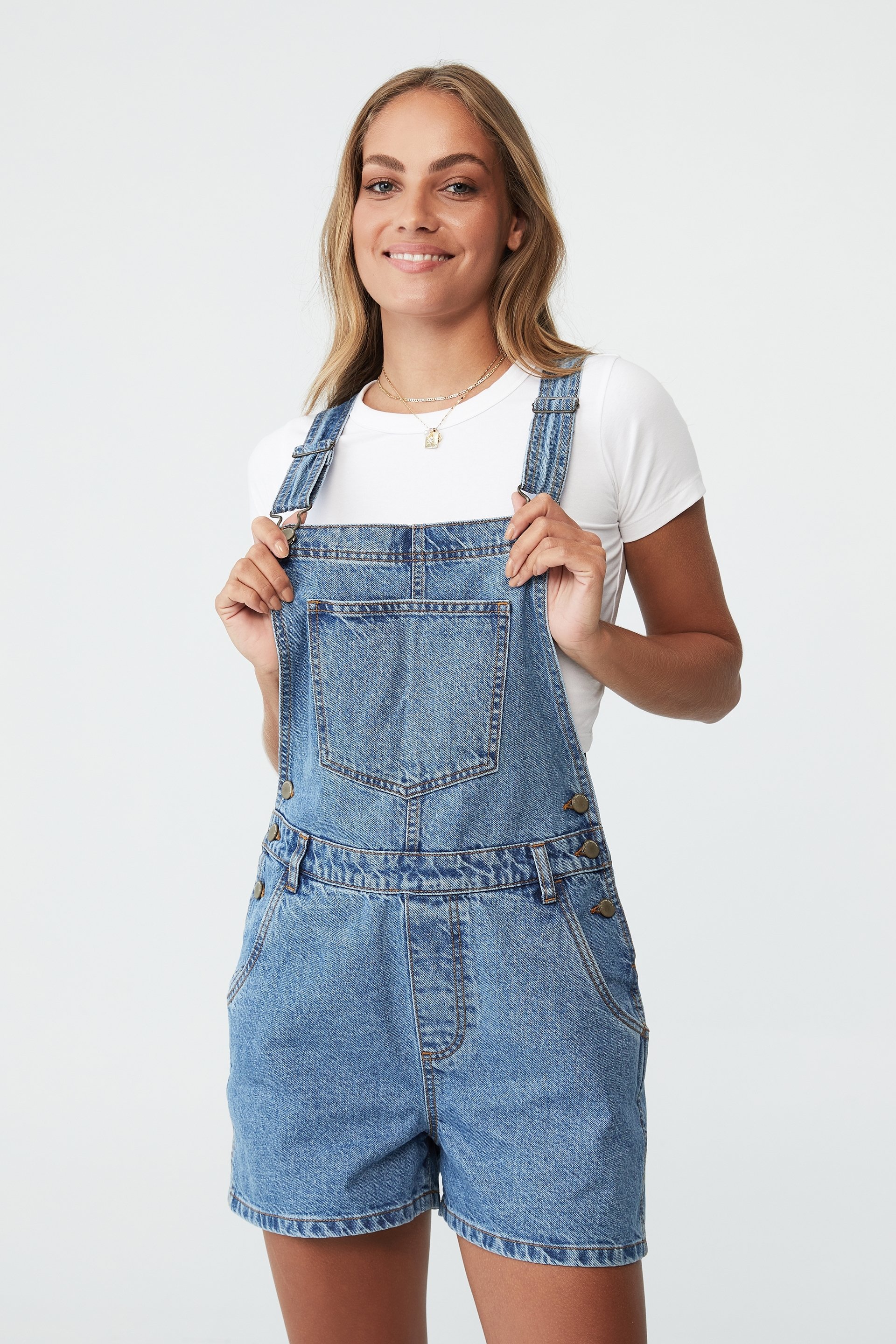 cotton on denim jumpsuit