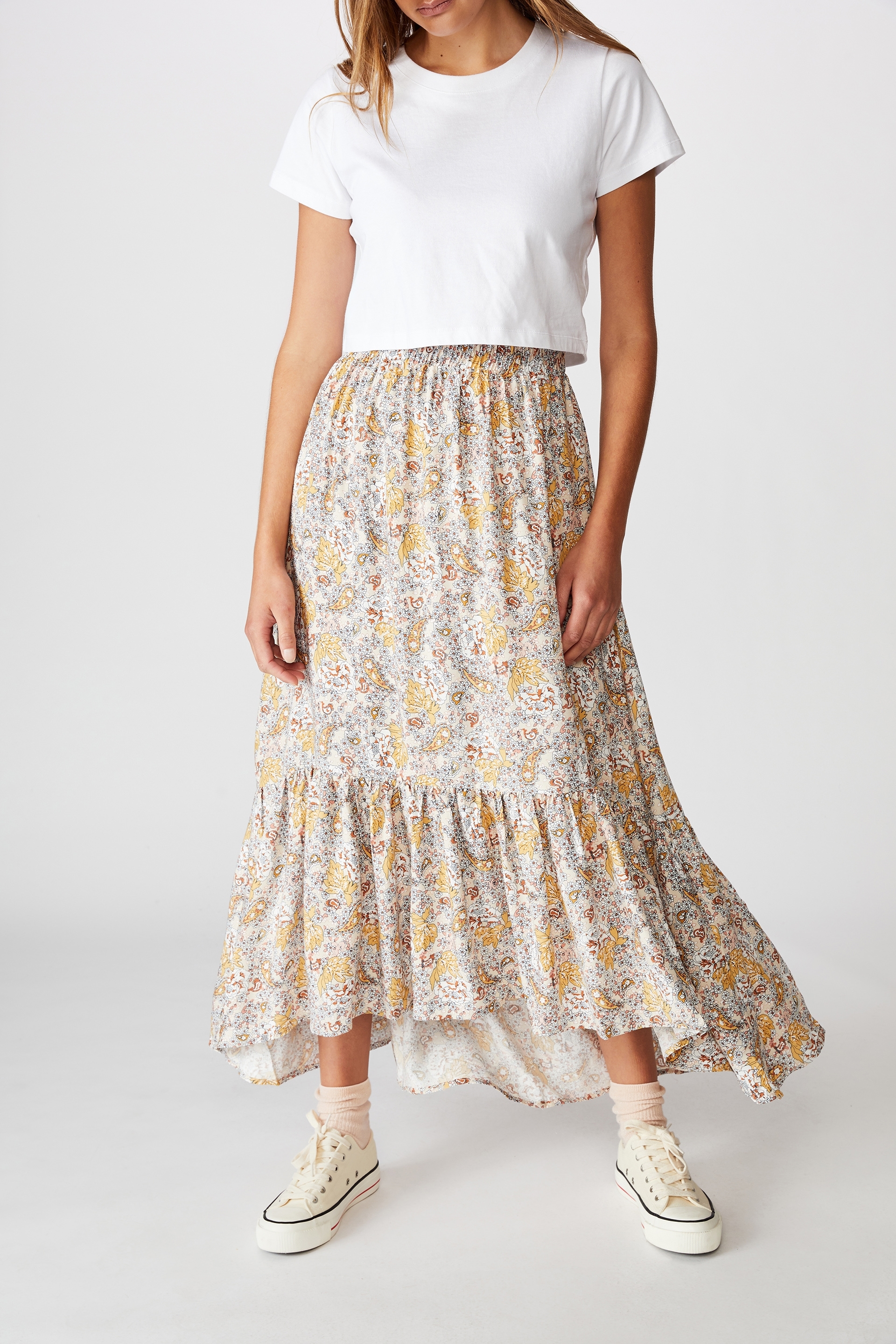 gypsy tiered skirt