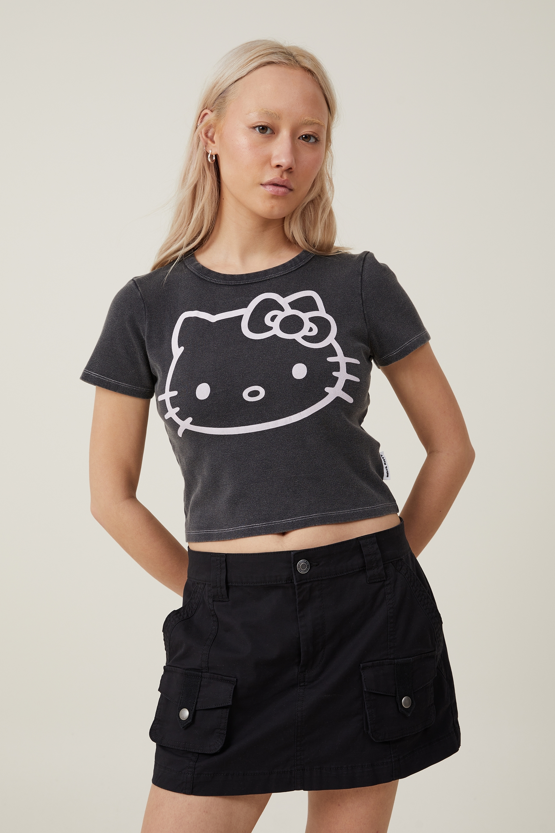 Hello Kitty Shirt Crop Top