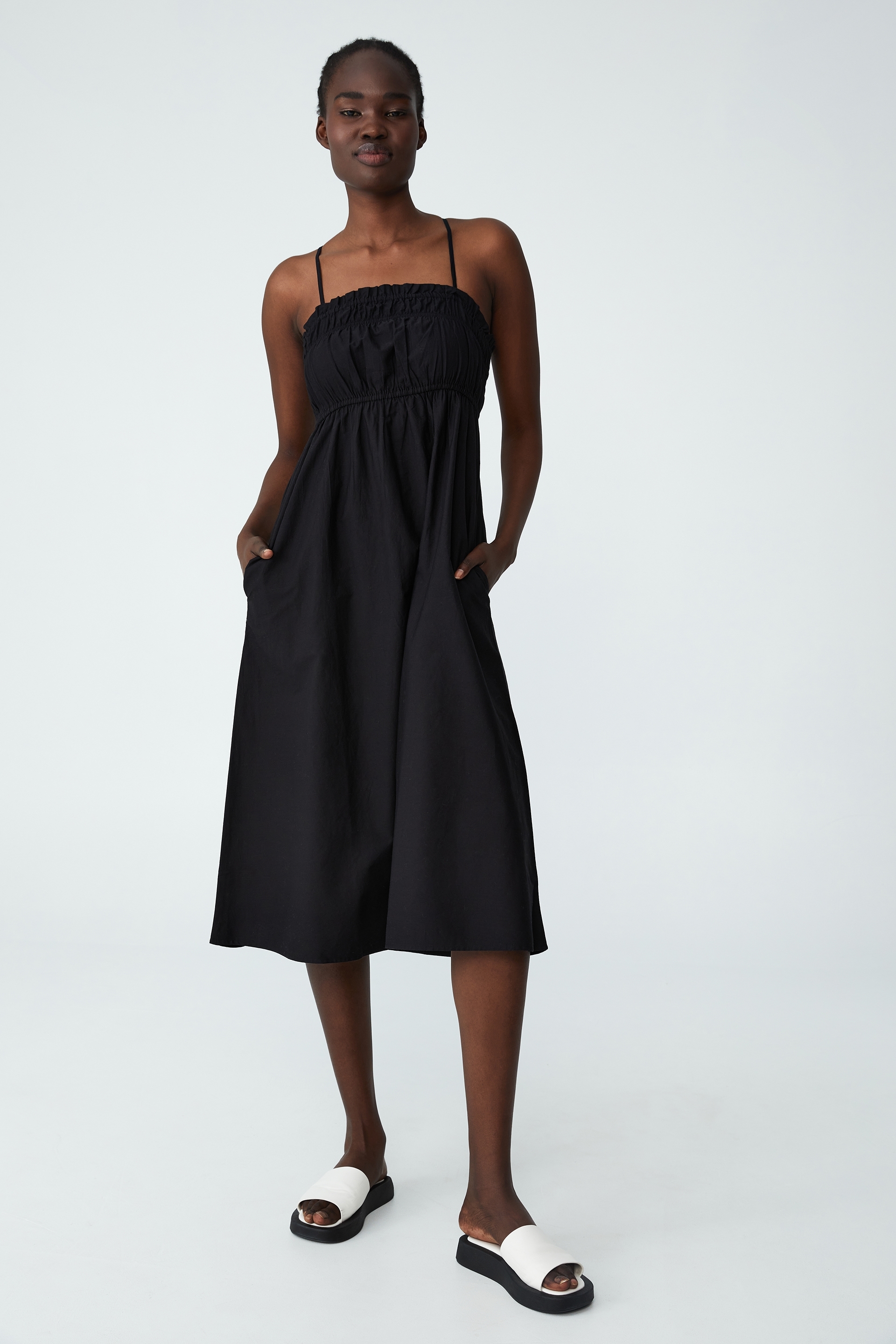 Cotton On Women - Woven Alexis Midi Dress - Black