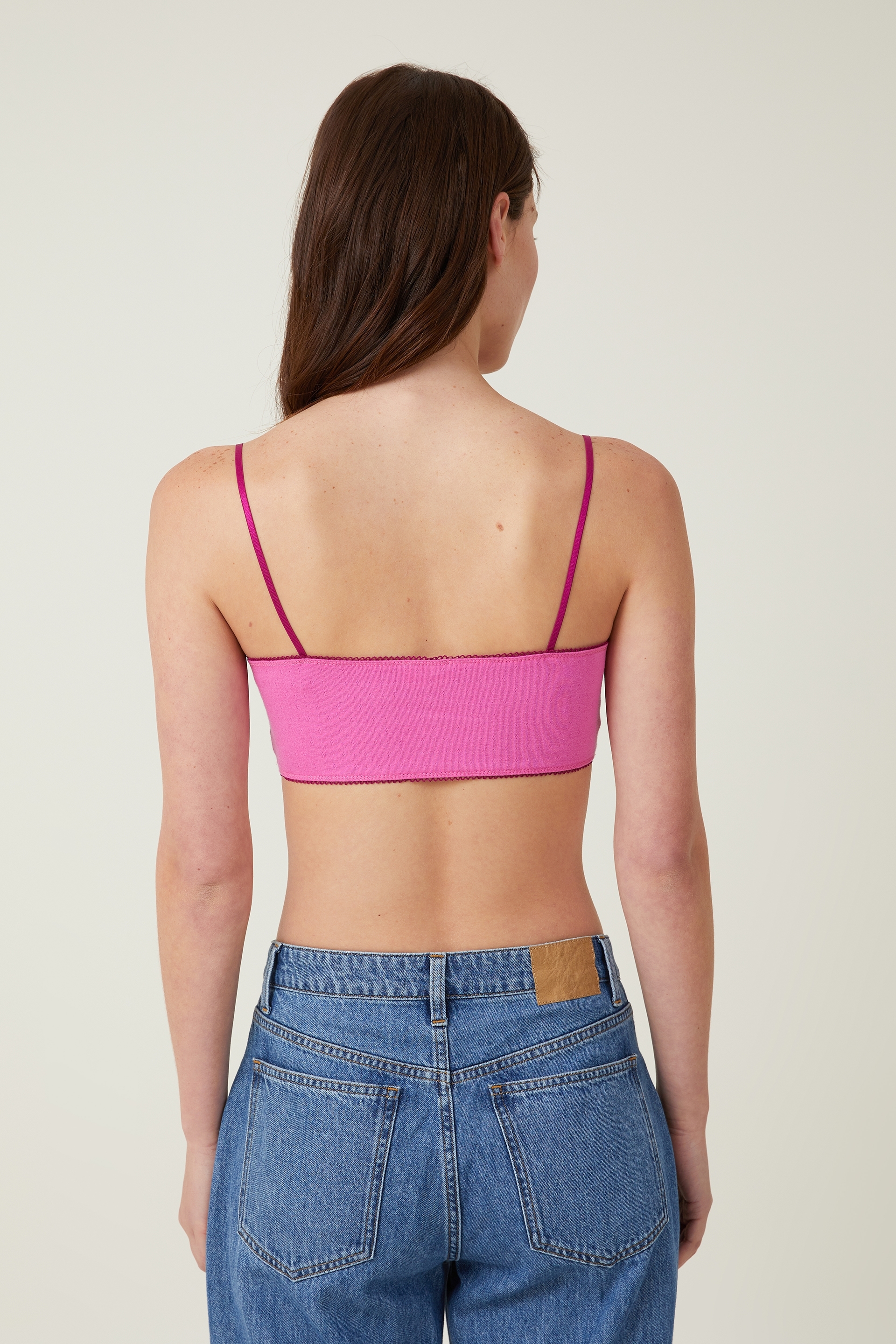 Magenta Cami Crop