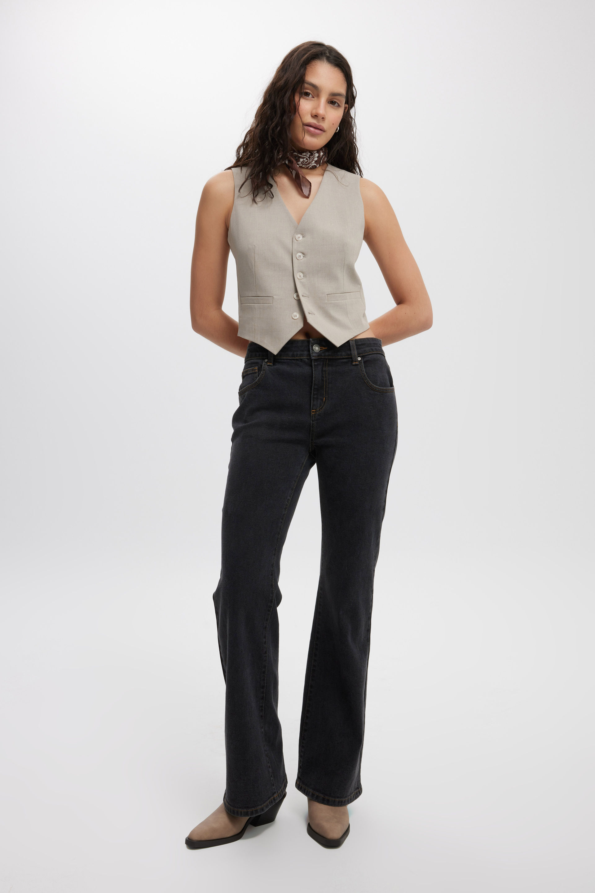 COTTON ON Women's Stretch Bootleg Flare Jeans - Macy's
