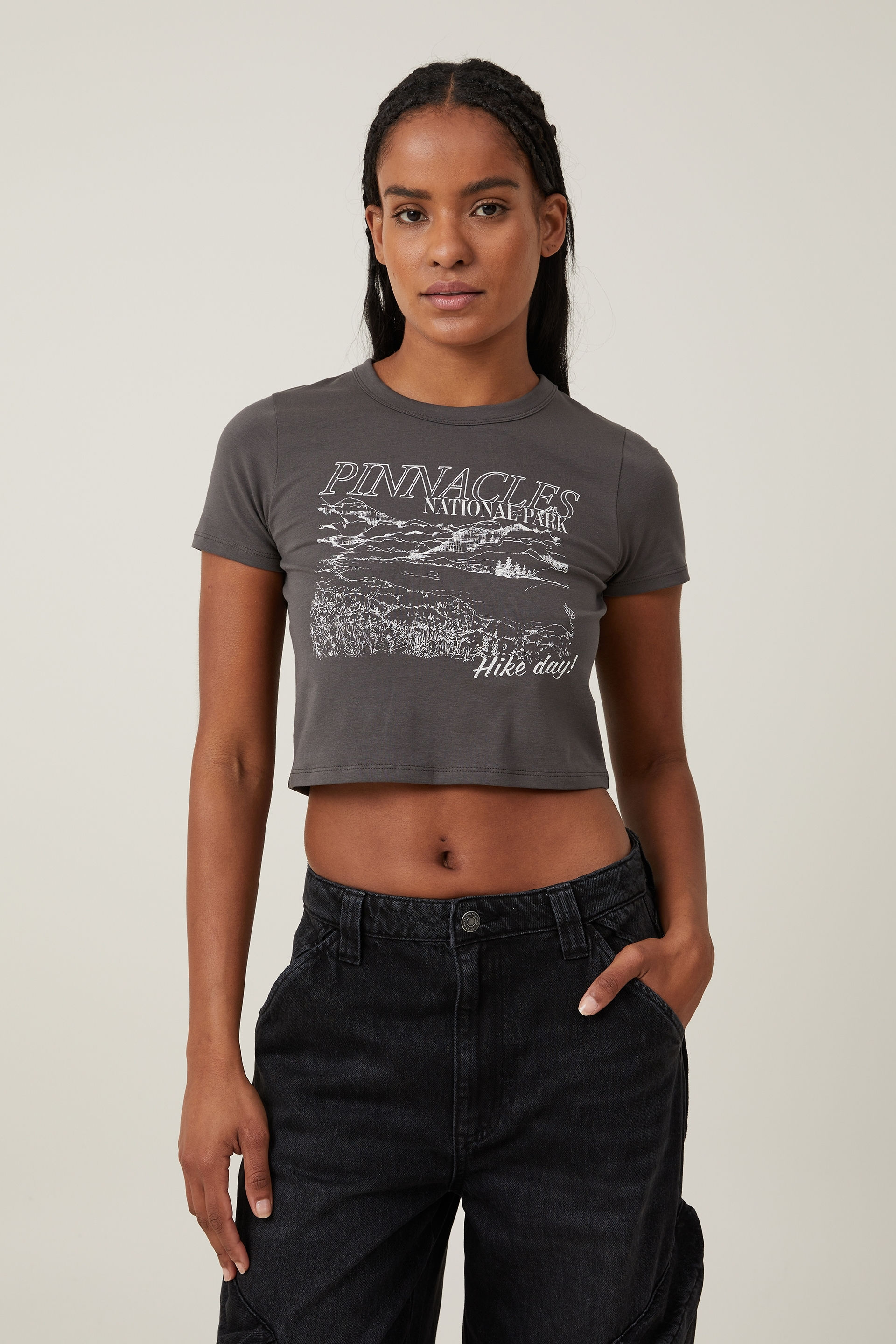 Crop Fit Graphic Tee