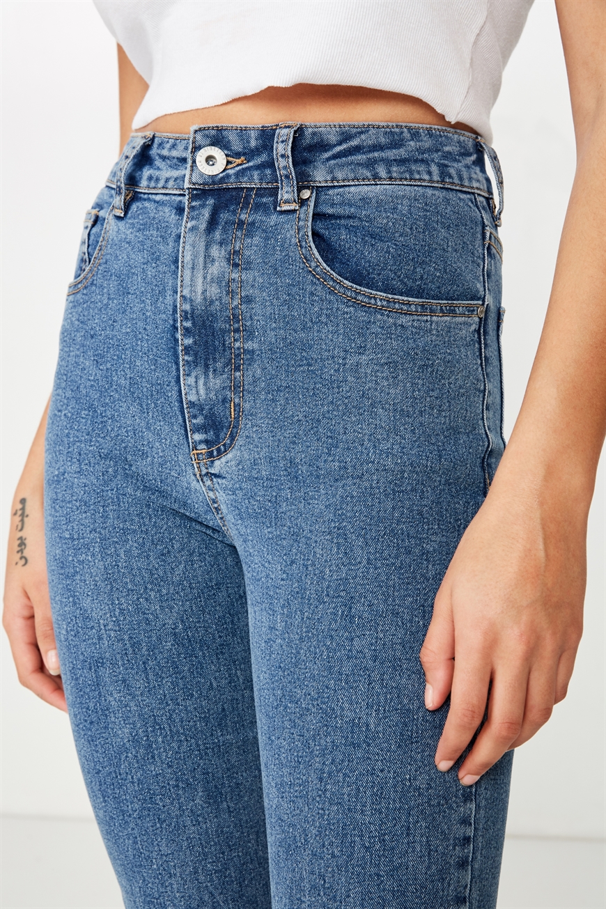 women's kick flare jeans
