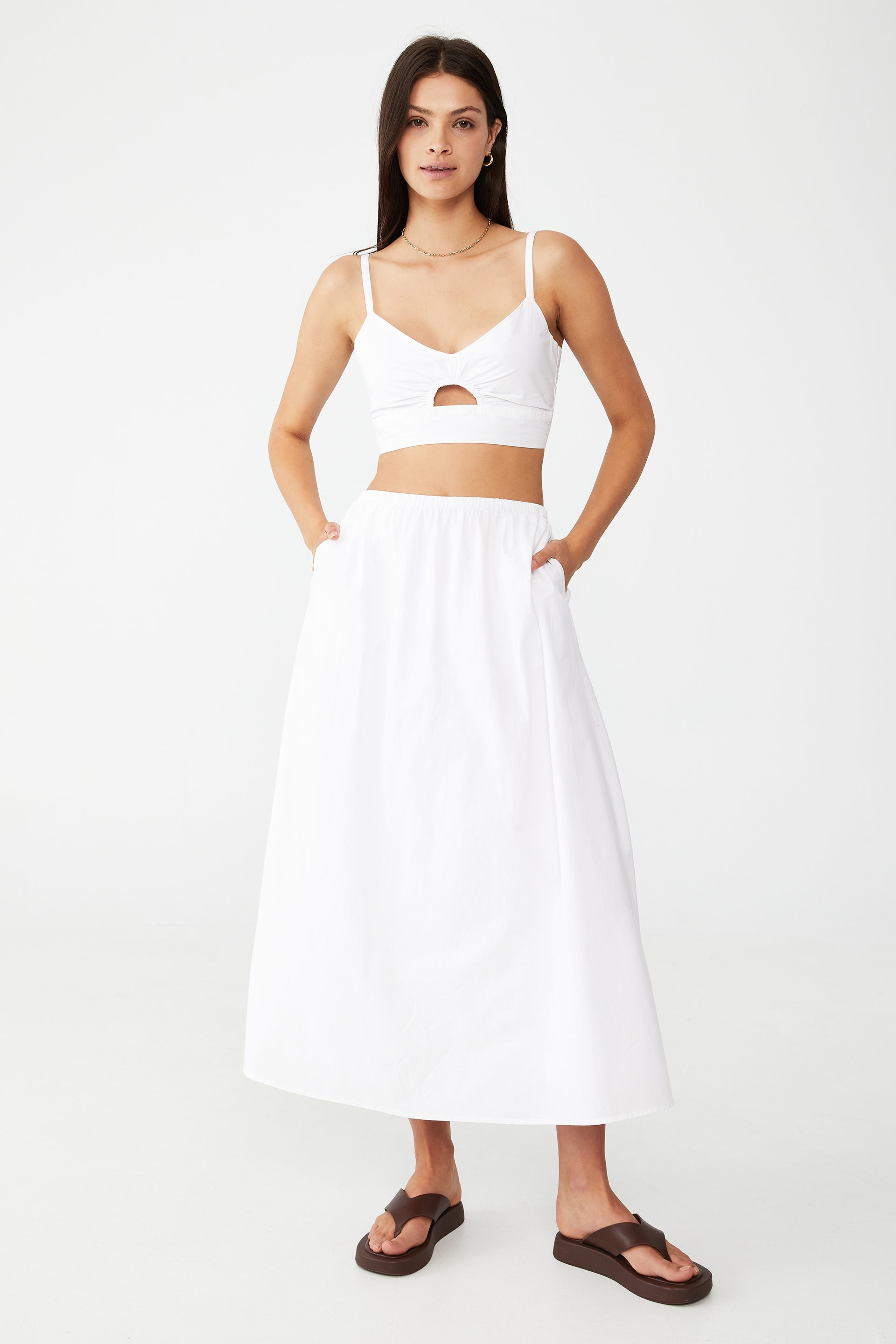 Cotton On Women - Woven Aliza Maxi Skirt - White