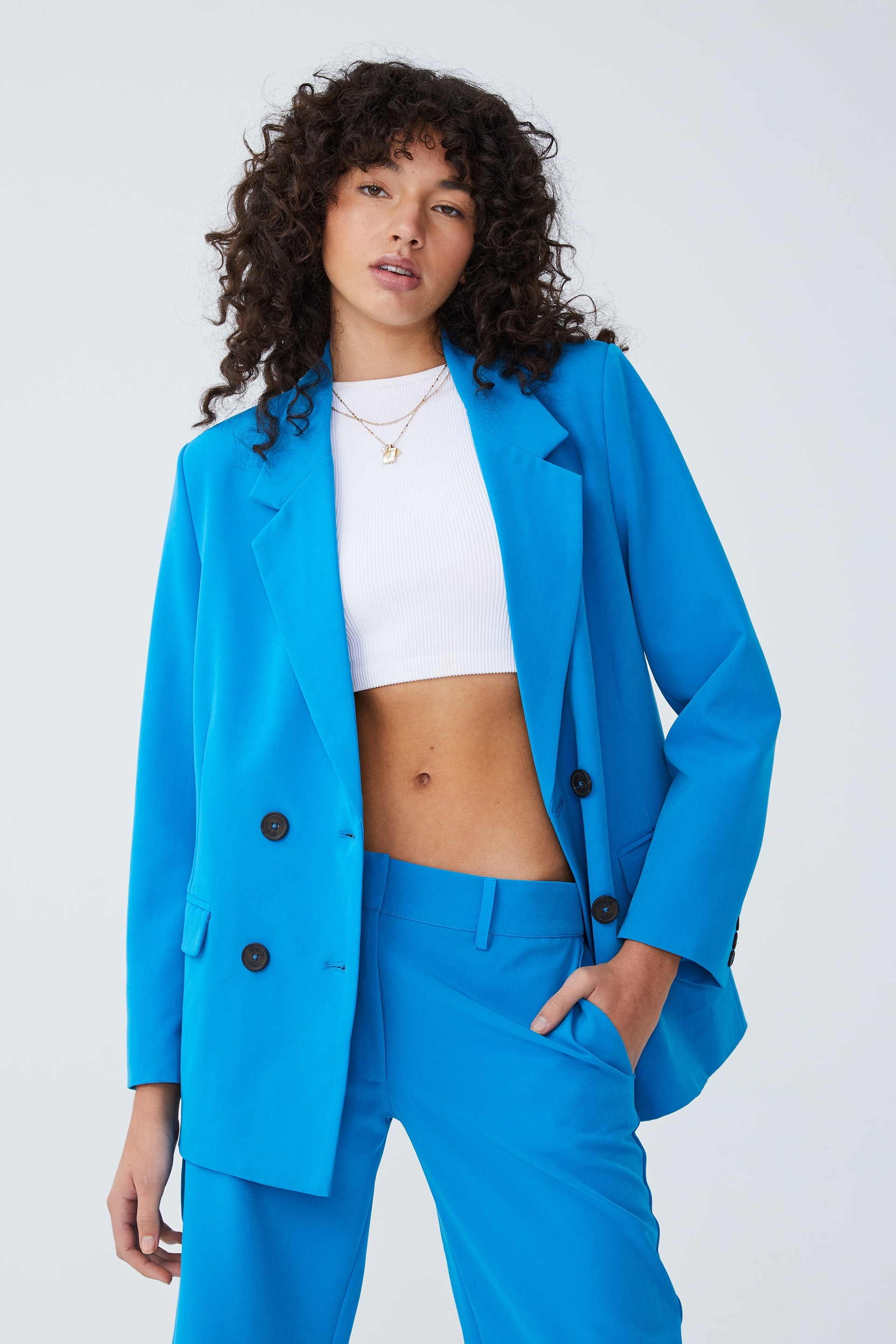 Cotton On Women - Oversized Blazer - Bright blue