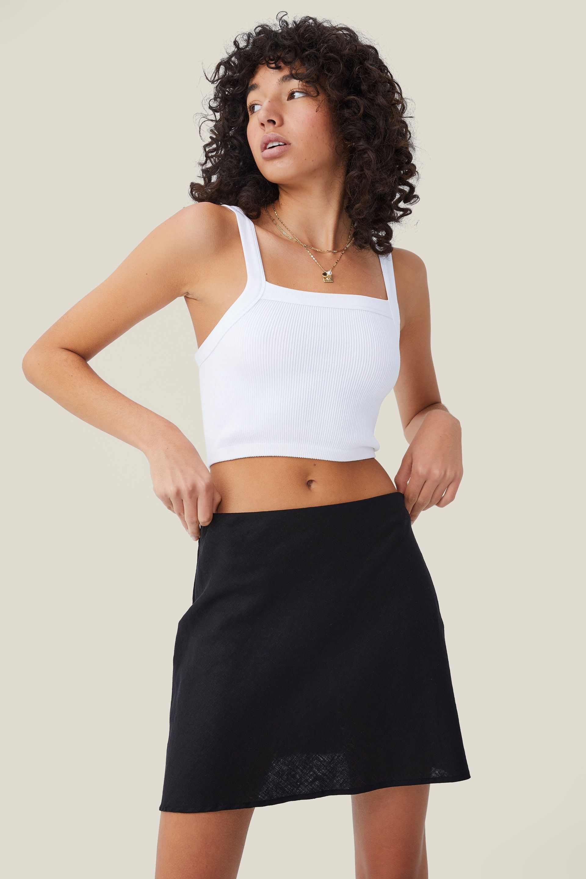 Cotton On Women - Haven Aline Mini Skirt - Black