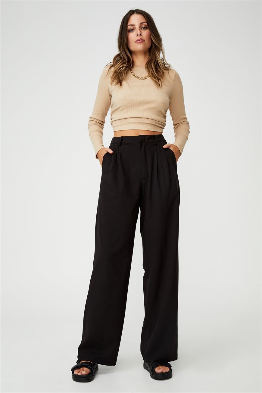 jordan oversized pleat pant