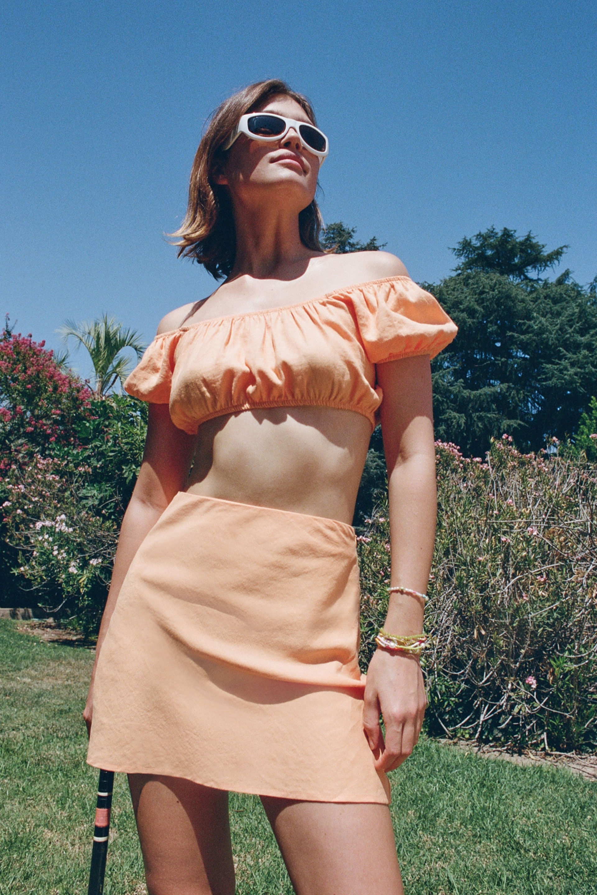 Cotton On Women - Haven Aline Mini Skirt - Soft orange