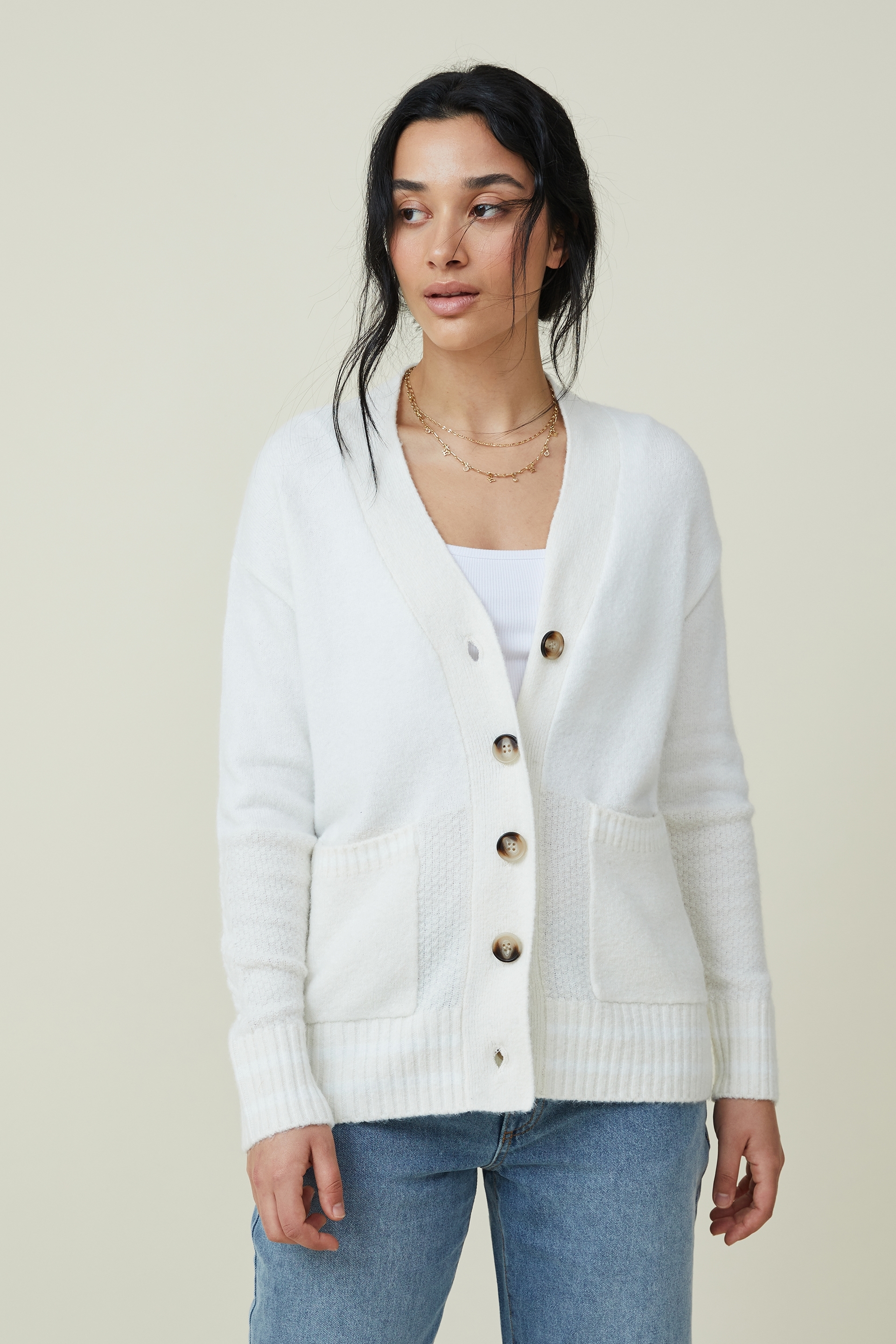 Cable Pocket Cardigan