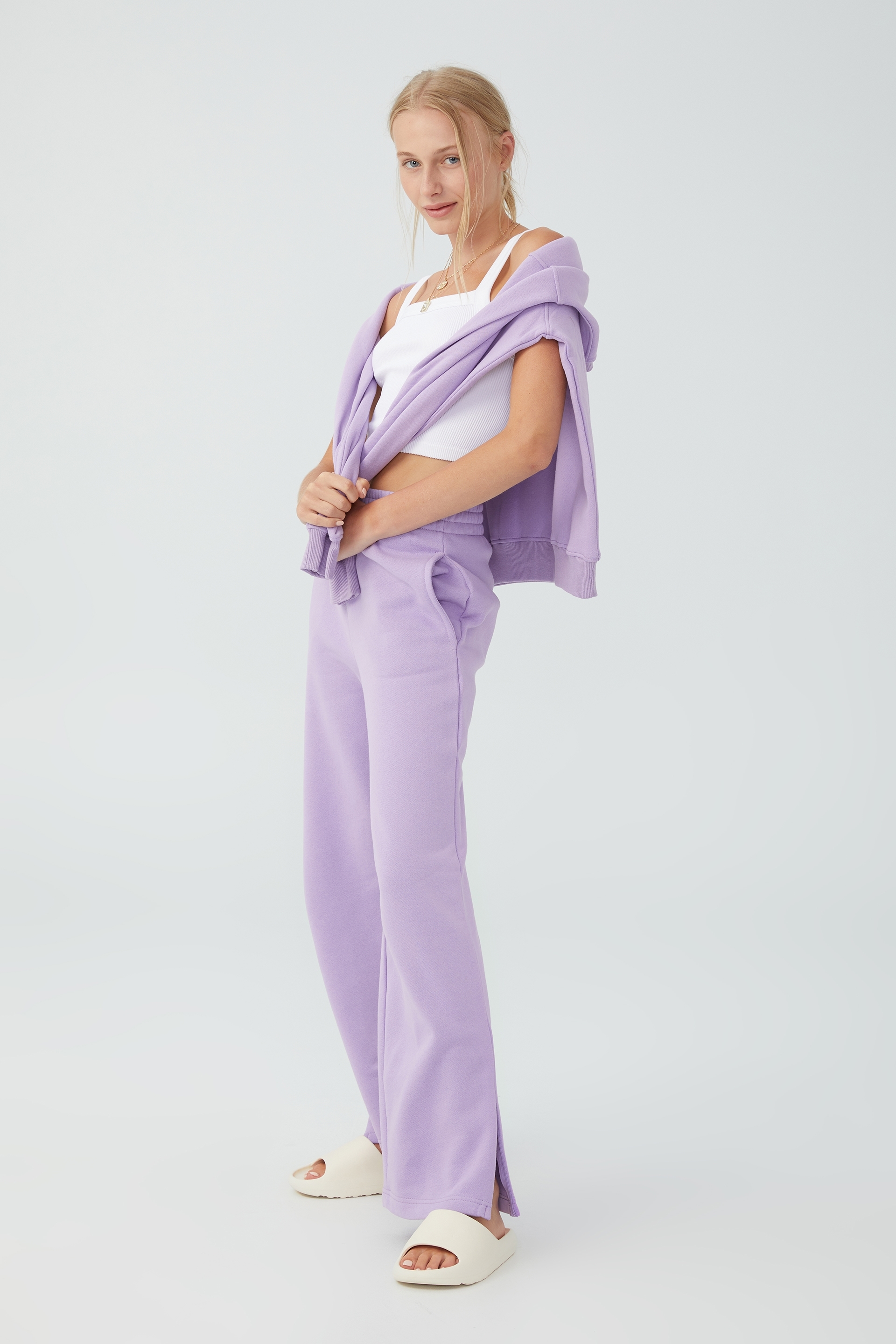 Cotton On Women - Classic Straight Trackpant - Spring lilac